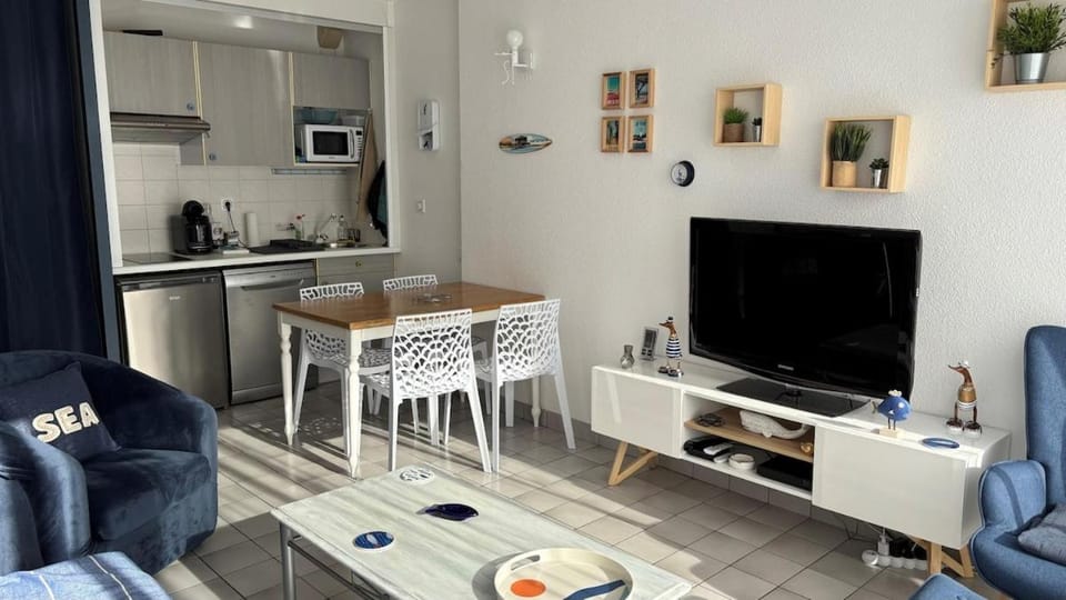 L'échappé bleu, T2 vue imprenable sur la plage Apartment in Andernos-les-Bains