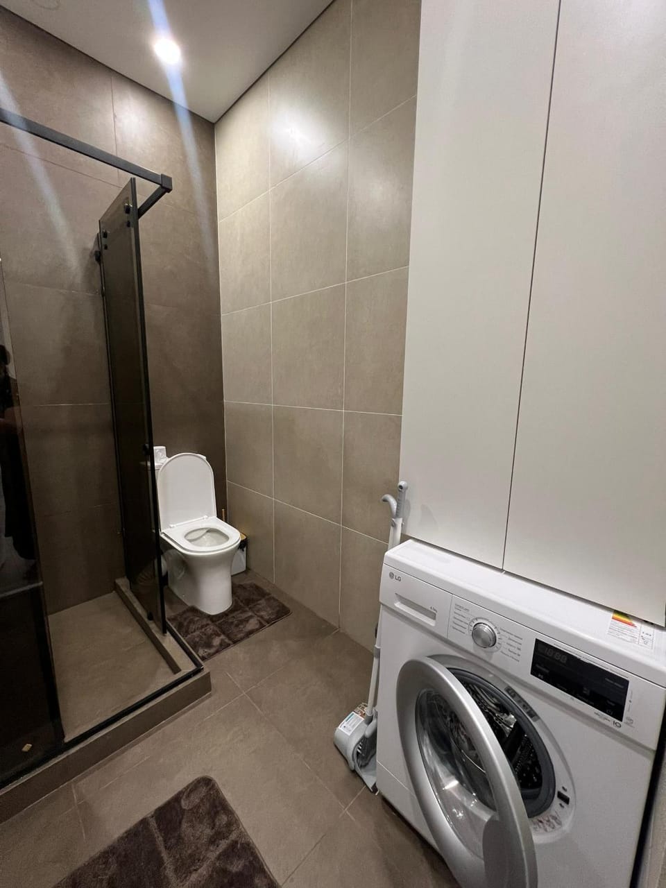 Toilet, Bathroom, washing machine