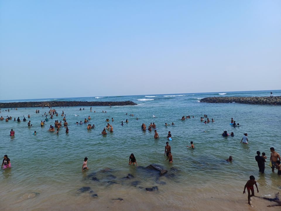 People, Natural landscape, Sea view