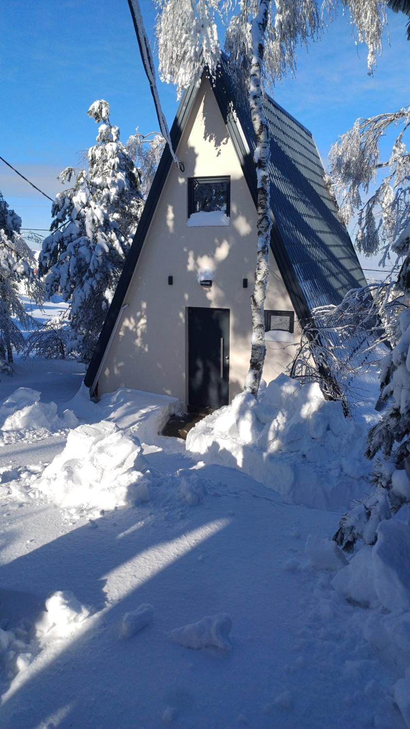 Property building, Natural landscape, Winter, Mountain view