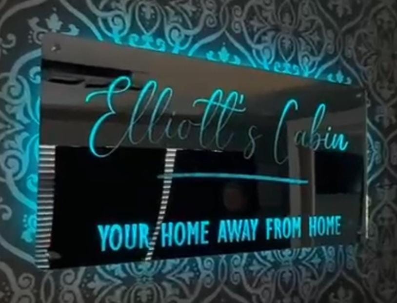 Property building, Text overlay