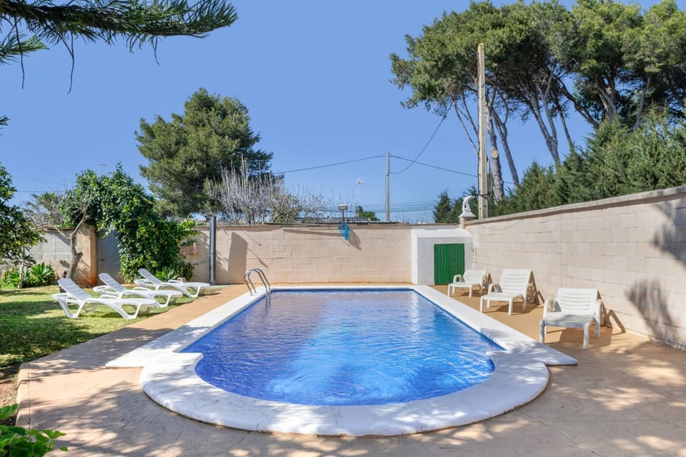 Property building, Living room, Swimming pool