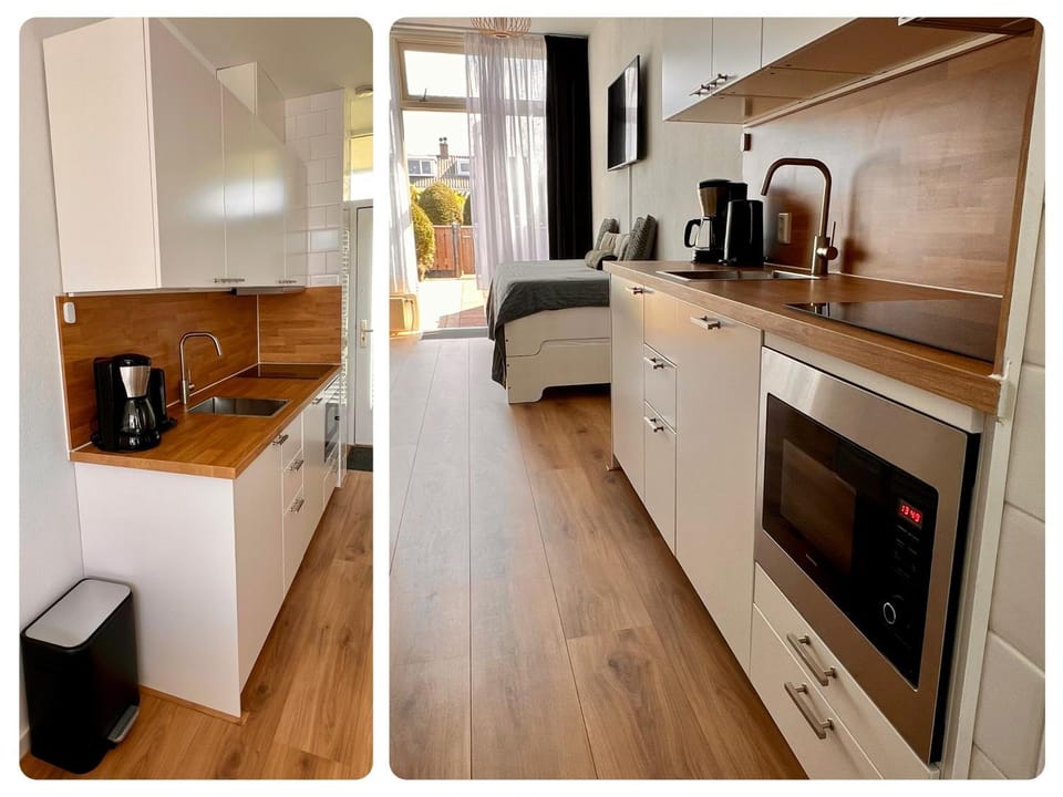 Coffee/tea facilities, Kitchen or kitchenette, dishwasher, stove
