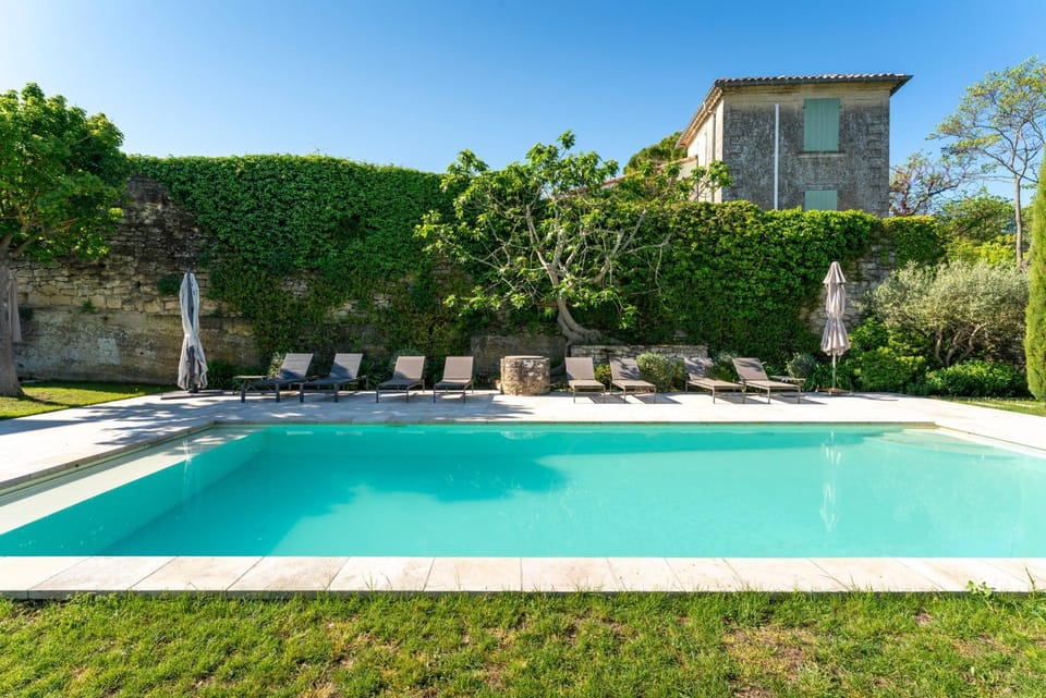 Property building, Living room, Swimming pool