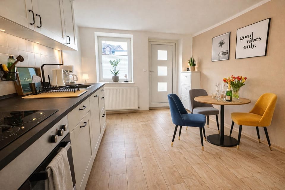 Appartment mit Garten im Beachhouse am Goitzschesee - strandnah & gemütlich Apartment in Thuringia, Germany