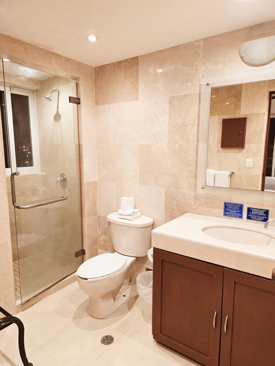 Shower, Toilet, Bathroom, towels
