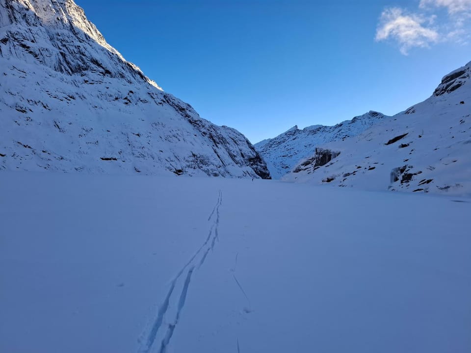 Winter, Mountain view