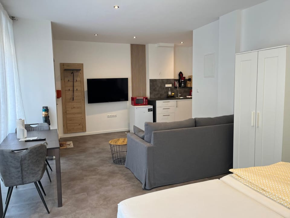 TV and multimedia, Kitchen or kitchenette, Photo of the whole room, Seating area, Dining area