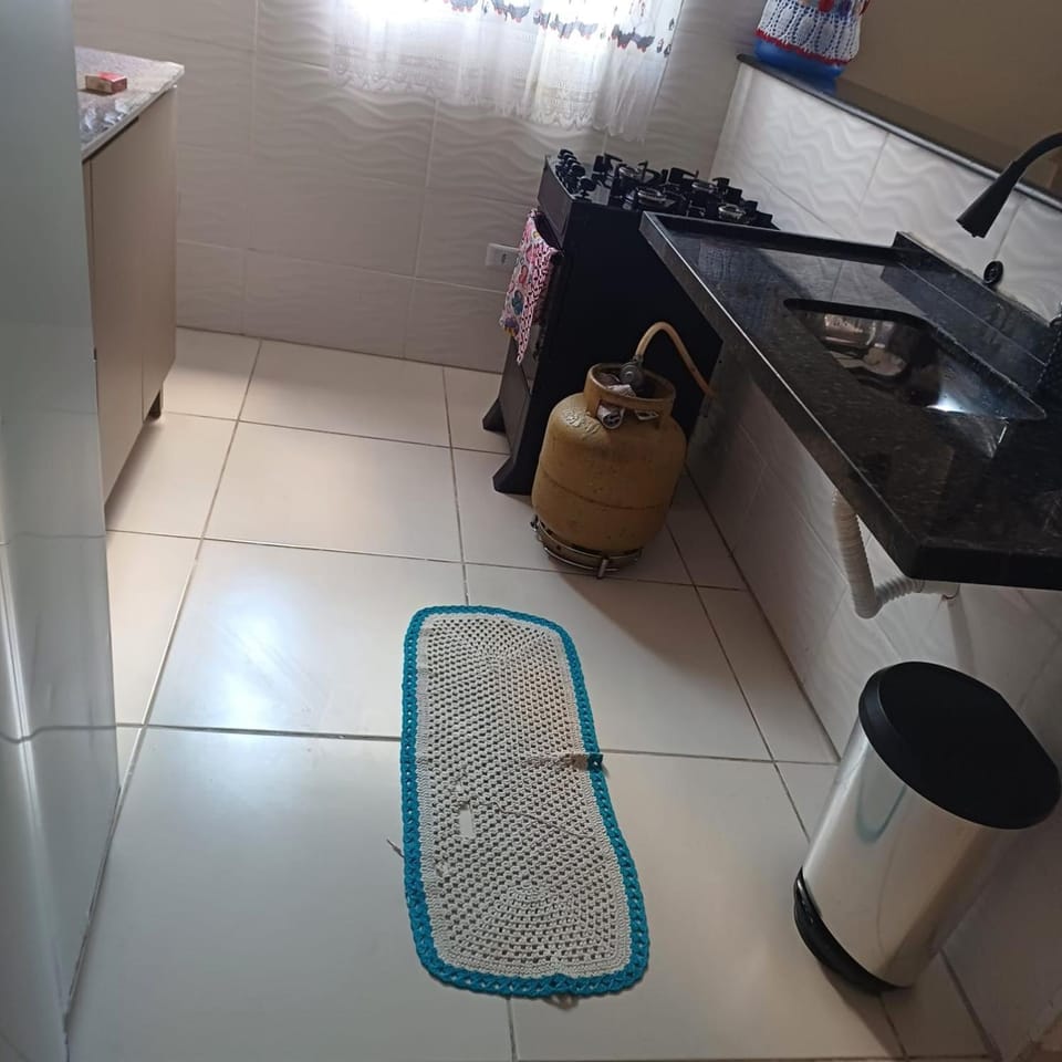 Kitchen or kitchenette, toaster
