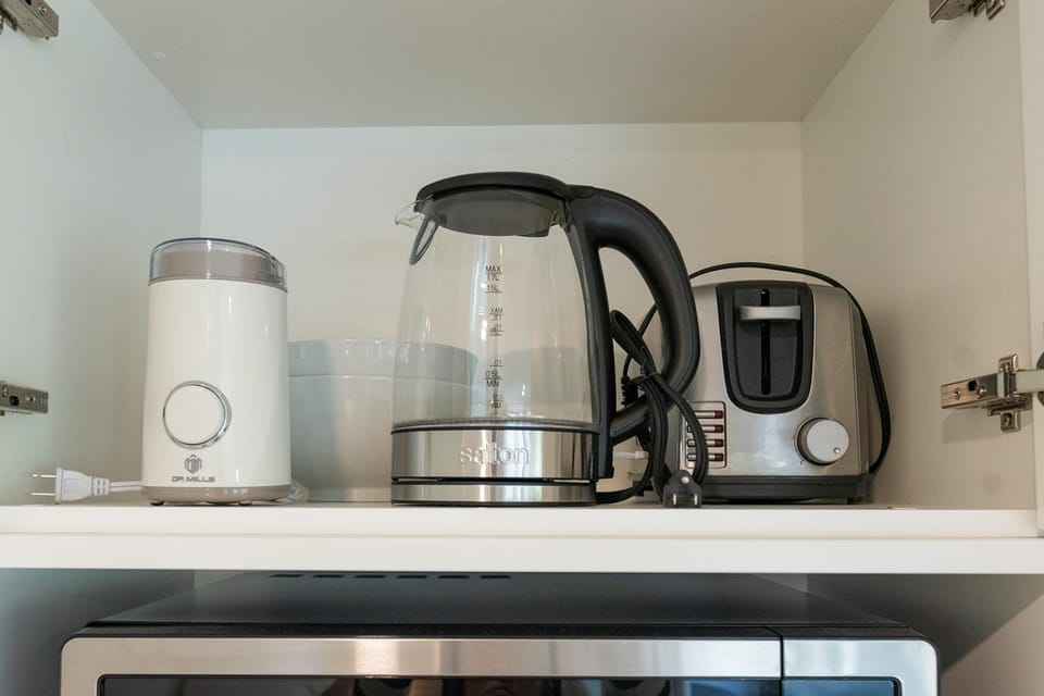 Coffee/tea facilities, Kitchen or kitchenette, toaster