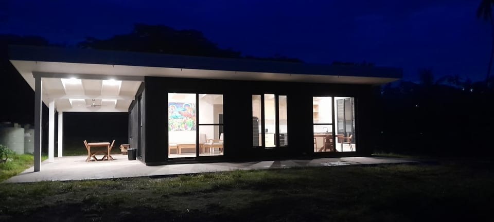 Property building, Patio, Night
