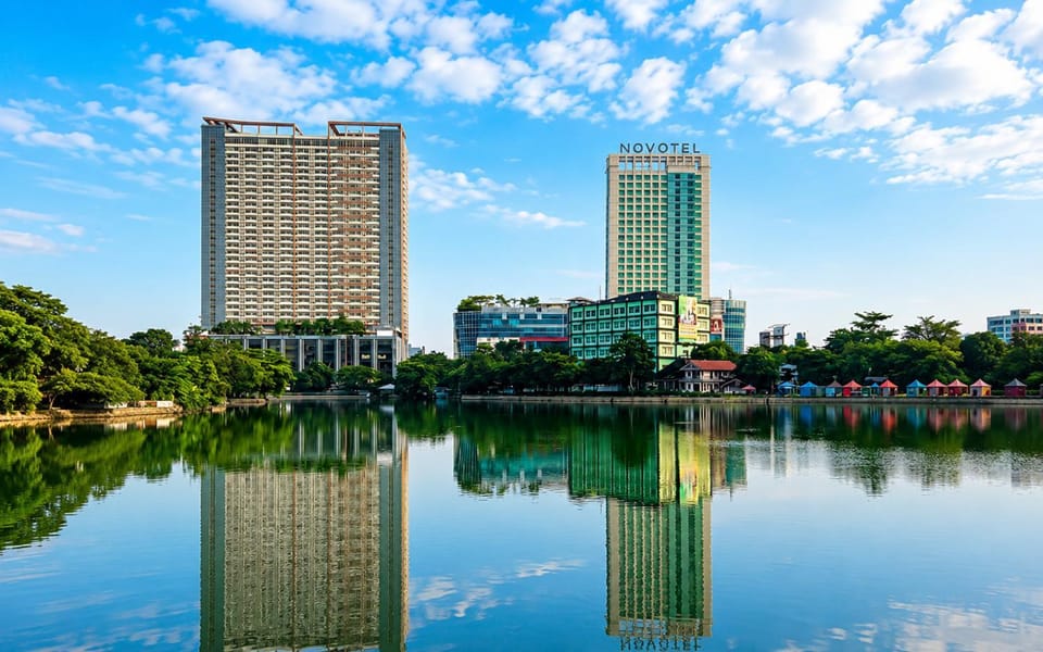 Property building, Natural landscape, Lake view