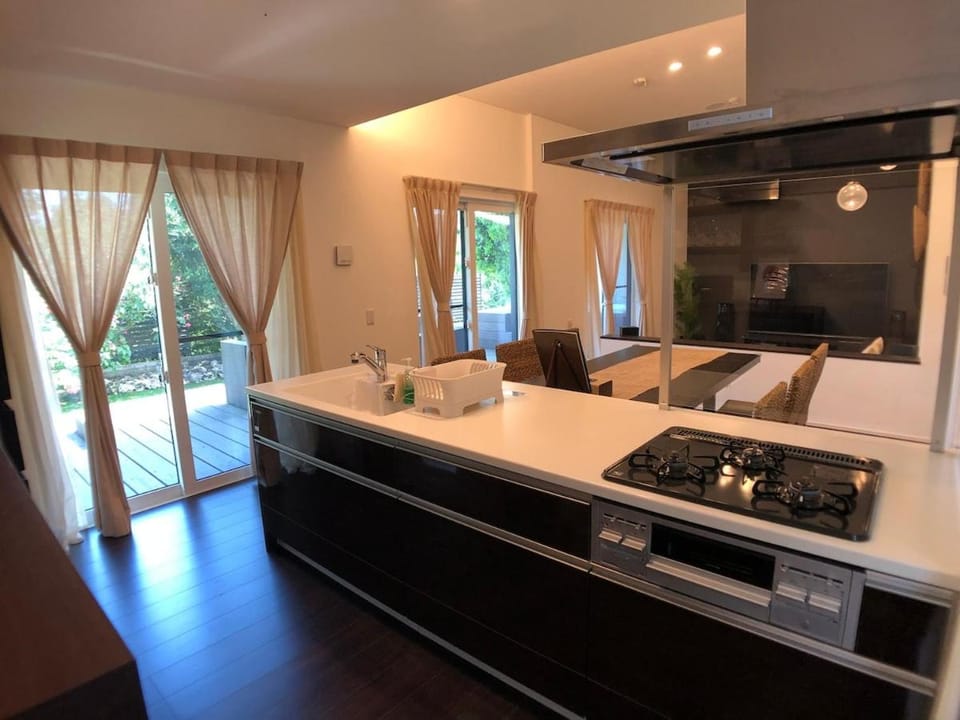Kitchen or kitchenette, Photo of the whole room, stove