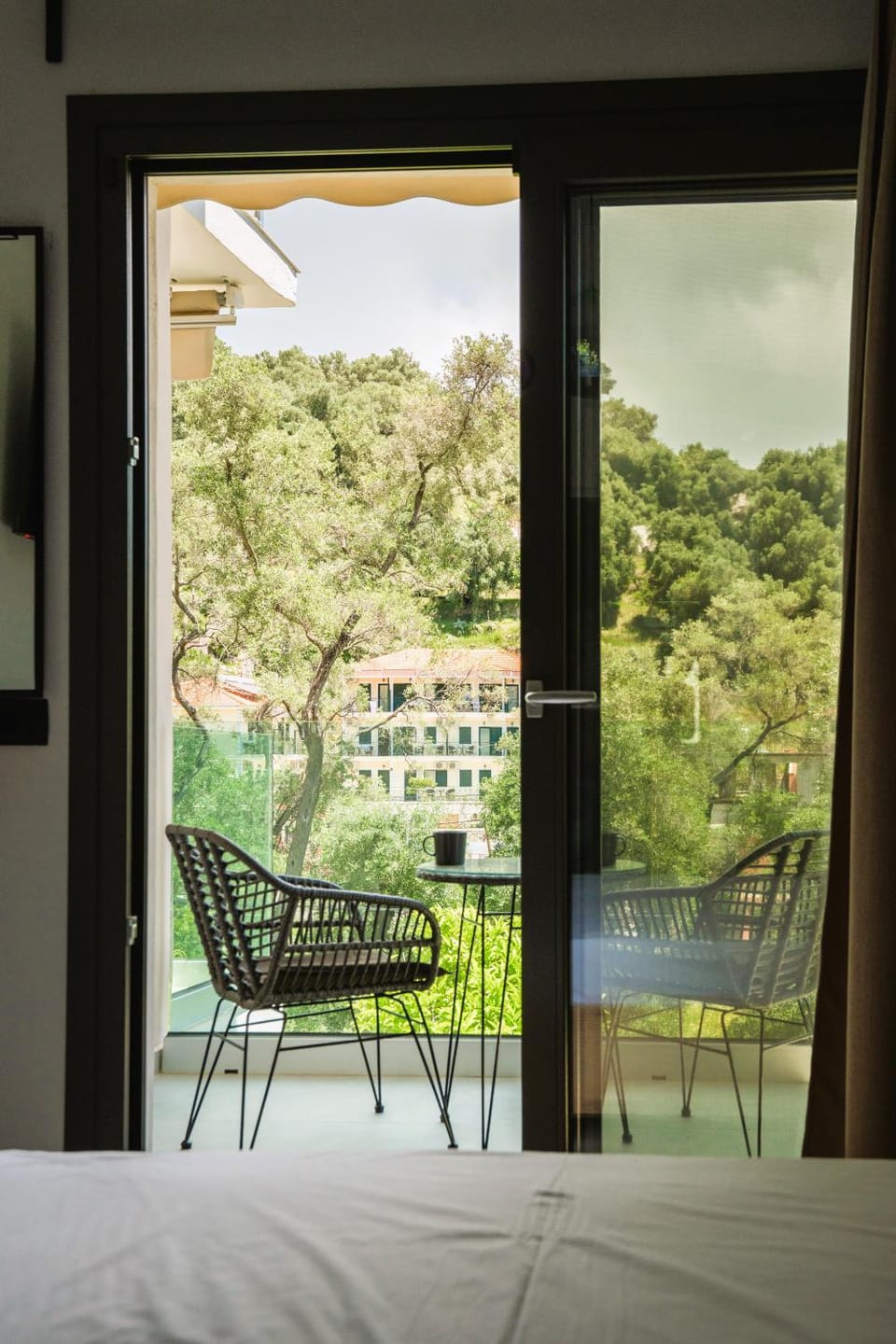 View (from property/room), Balcony/Terrace, Photo of the whole room, Bedroom