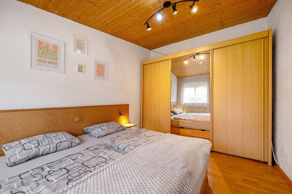 Property building, Living room, Bedroom