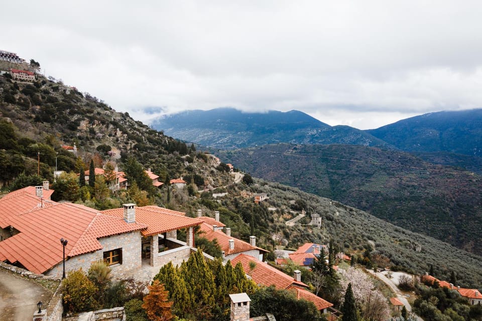 Nearby landmark, Day, Natural landscape, Bird's eye view, Mountain view