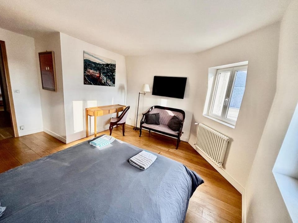 Communal lounge/ TV room, Bed, TV and multimedia, Living room, Photo of the whole room, Seating area, Bedroom, heating, towels