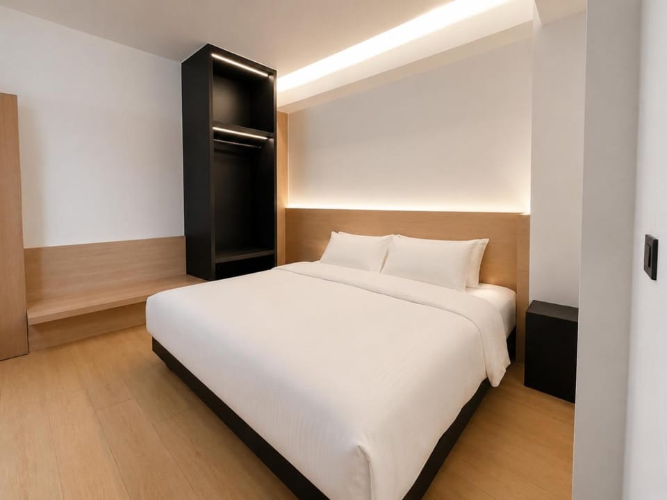 Bed, Bedroom, wardrobe