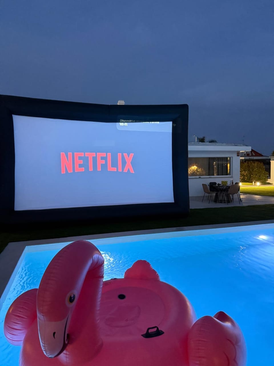 Night, Evening entertainment, Pool view, Swimming pool, Swimming pool