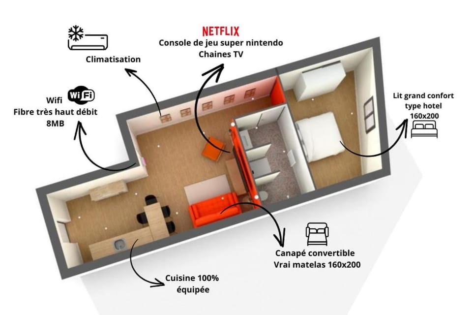 Lintemporel - travelhome Apartment in Villefranche-sur-Saone