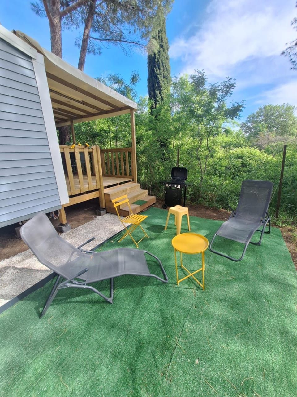 Patio, Garden, sunbed