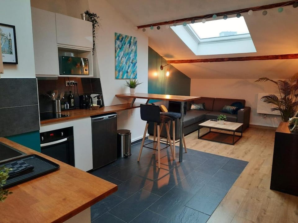 Grand appartement proche métro avec place de parking Apartment in Lyon