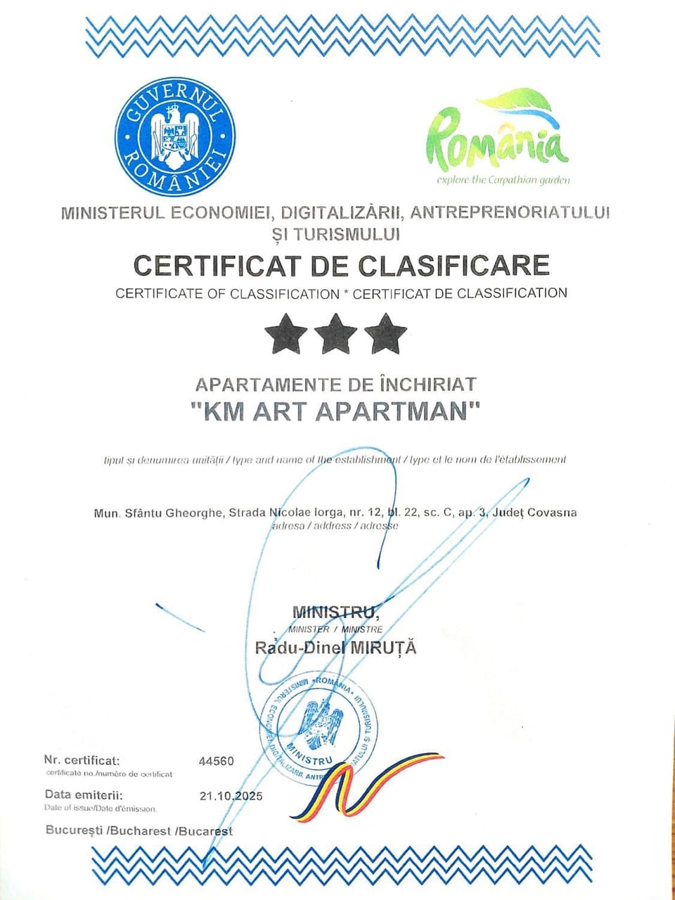 KM Art Apartman Apartment in Brașov County