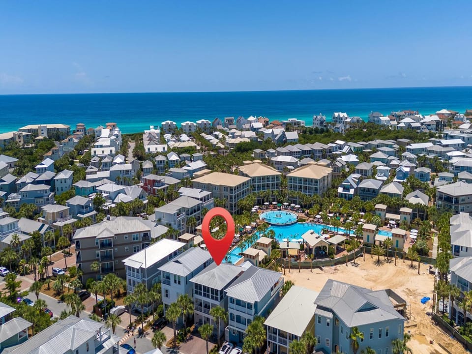 Bird's eye view, Beach, Aqua park, Sea view, Swimming pool