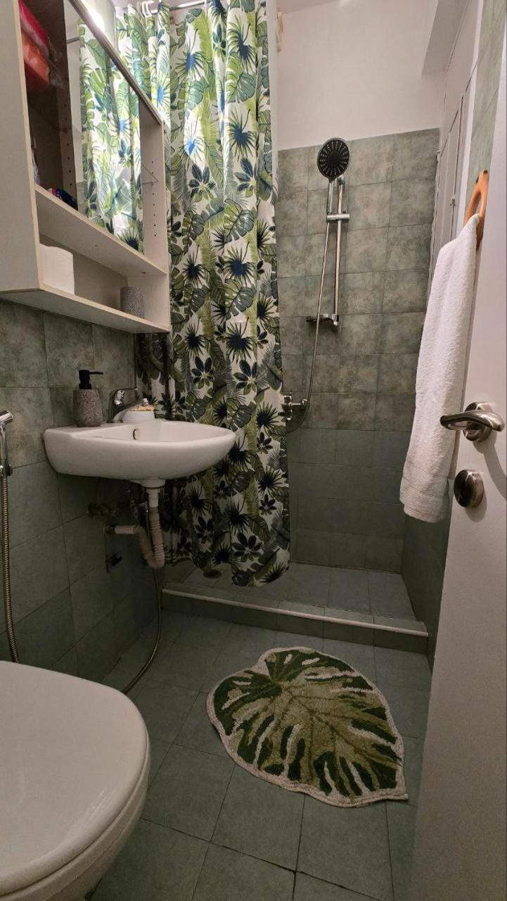 Shower, Toilet, towels