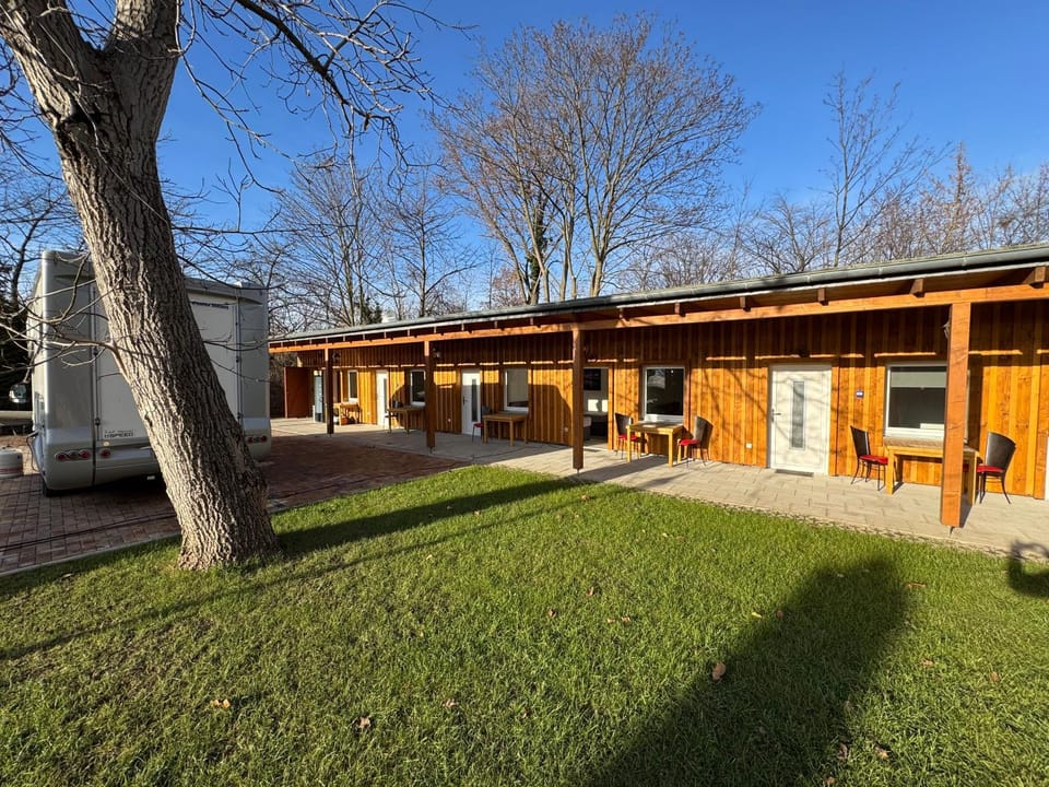 Property building, Garden, Garden view