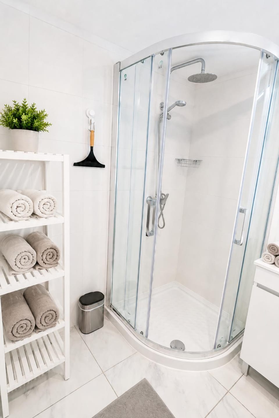 Shower, Bathroom, towels