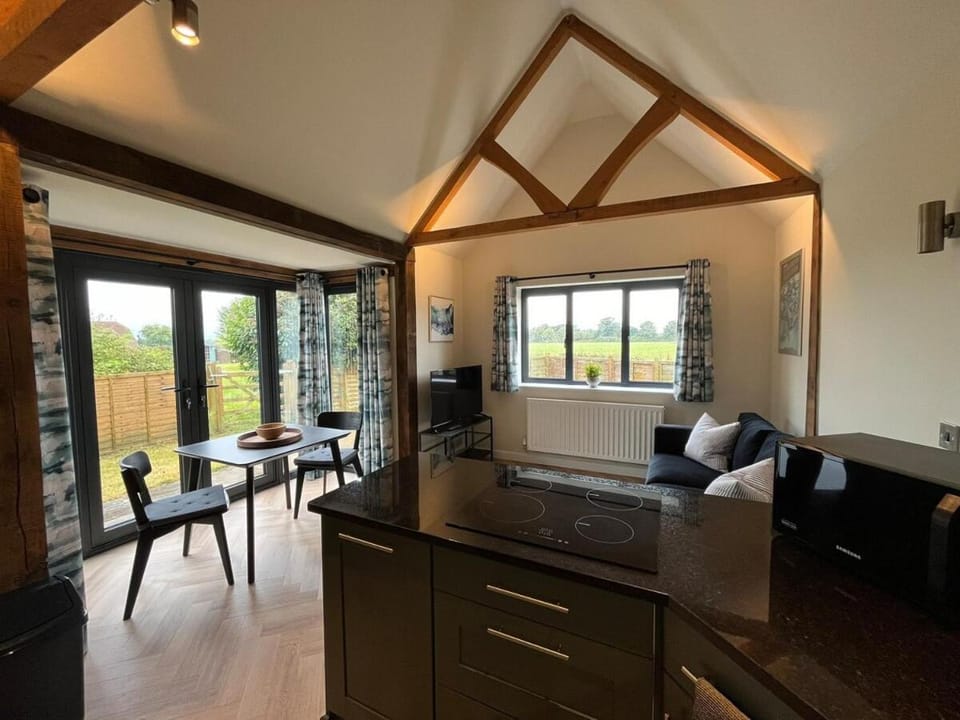 Kitchen or kitchenette, Living room, Dining area