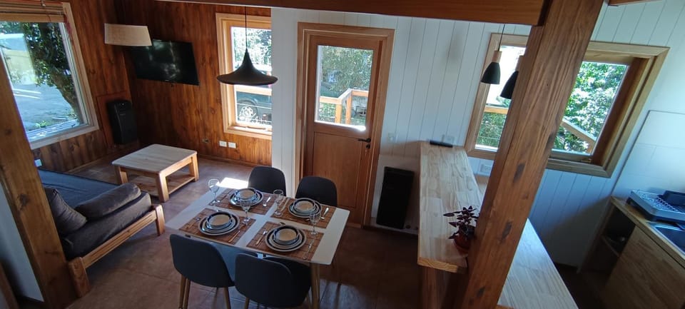 Kitchen or kitchenette, Living room, Dining area