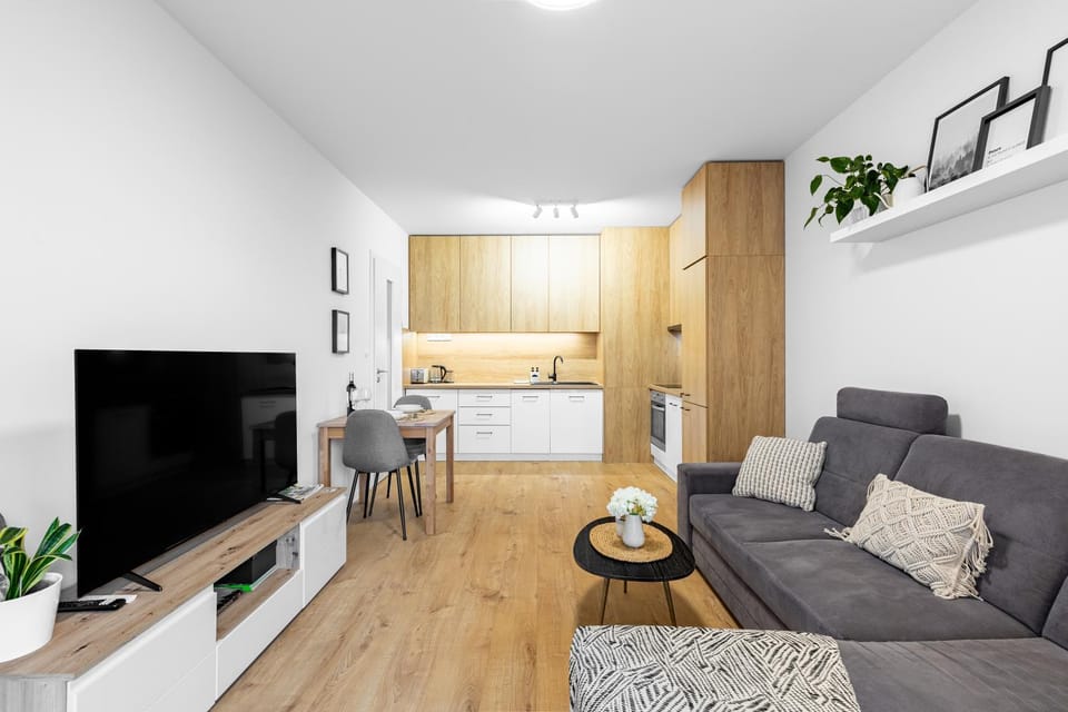 Kitchen or kitchenette, Living room, Photo of the whole room, Seating area