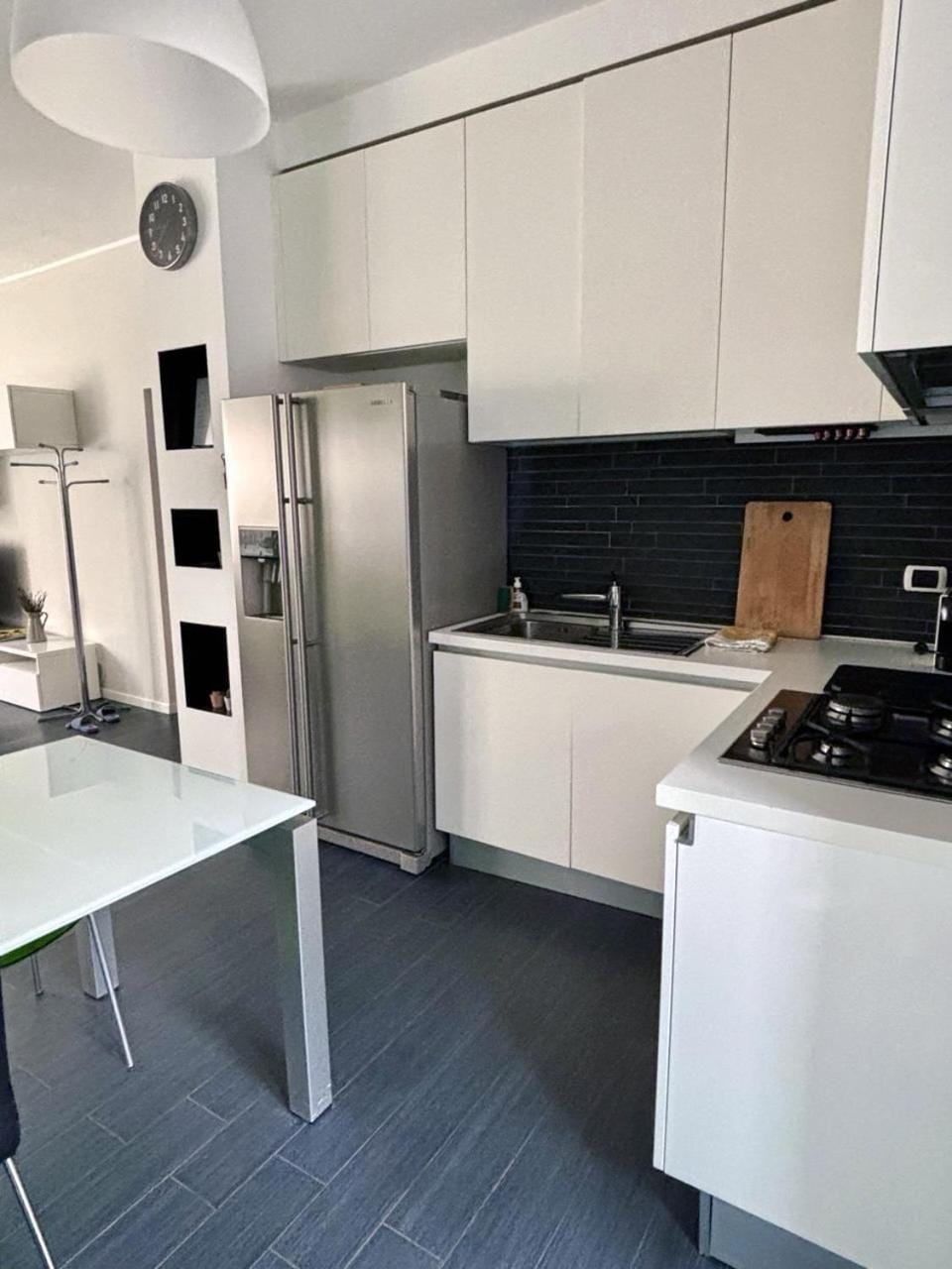 Kitchen or kitchenette, dishwasher, kitchen