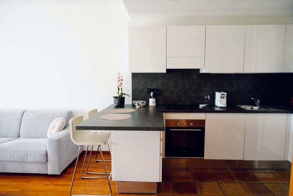 Coffee/tea facilities, Kitchen or kitchenette, stove