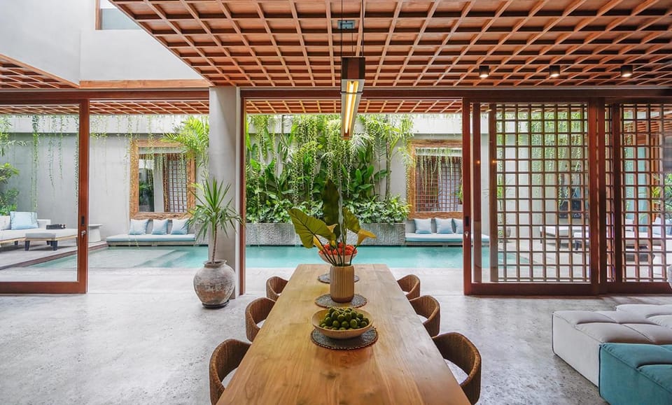 Patio, Living room, Pool view, Swimming pool