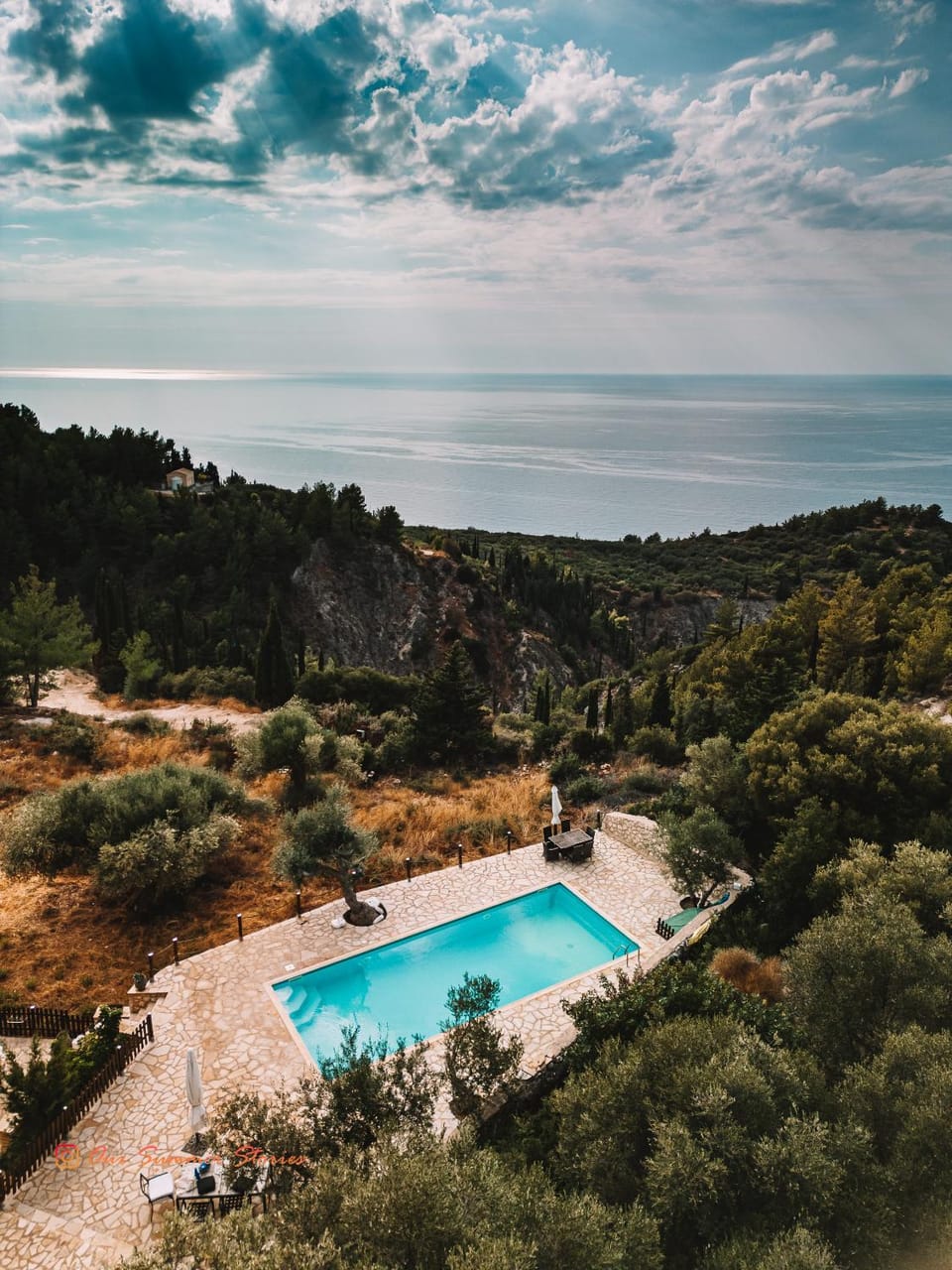Day, Bird's eye view, Mountain view, Sea view, Swimming pool