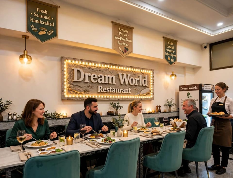 Restaurant/places to eat, People, Food and drinks, Logo/Certificate/Sign, Food, Breakfast, group of guests