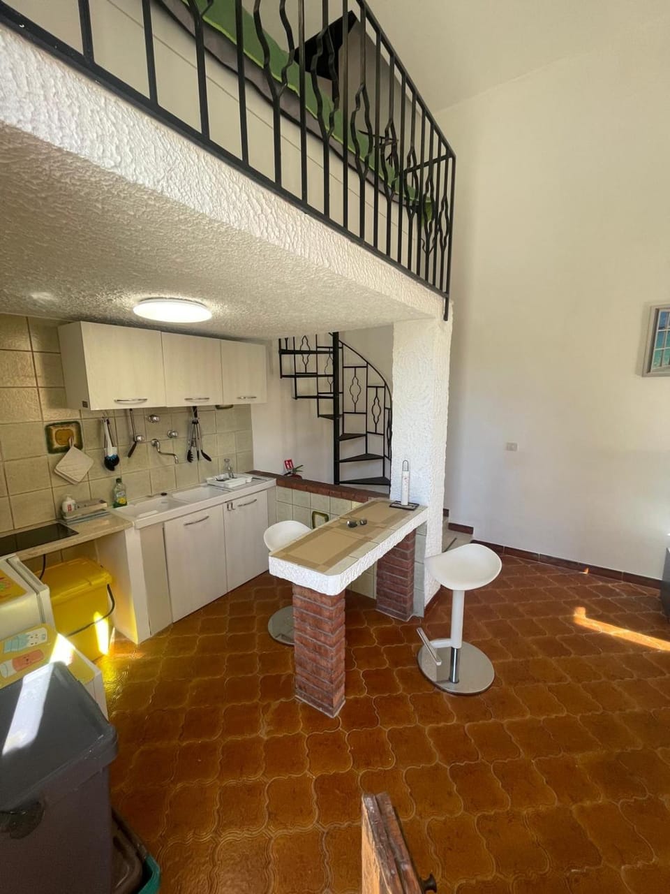 Kitchen or kitchenette, Living room, Dining area