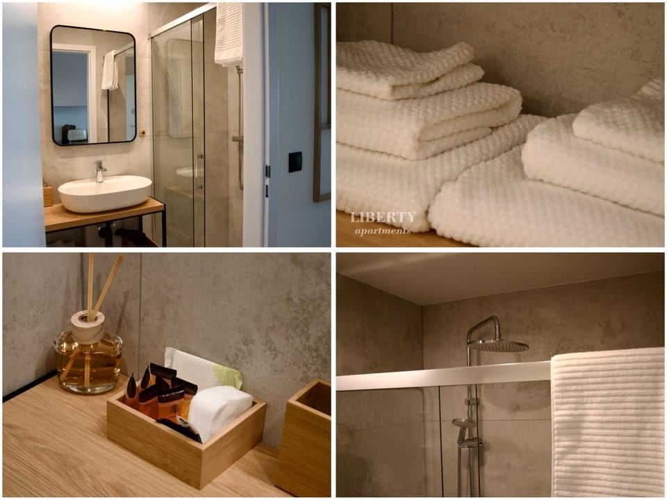 Shower, Bathroom, towels, towels