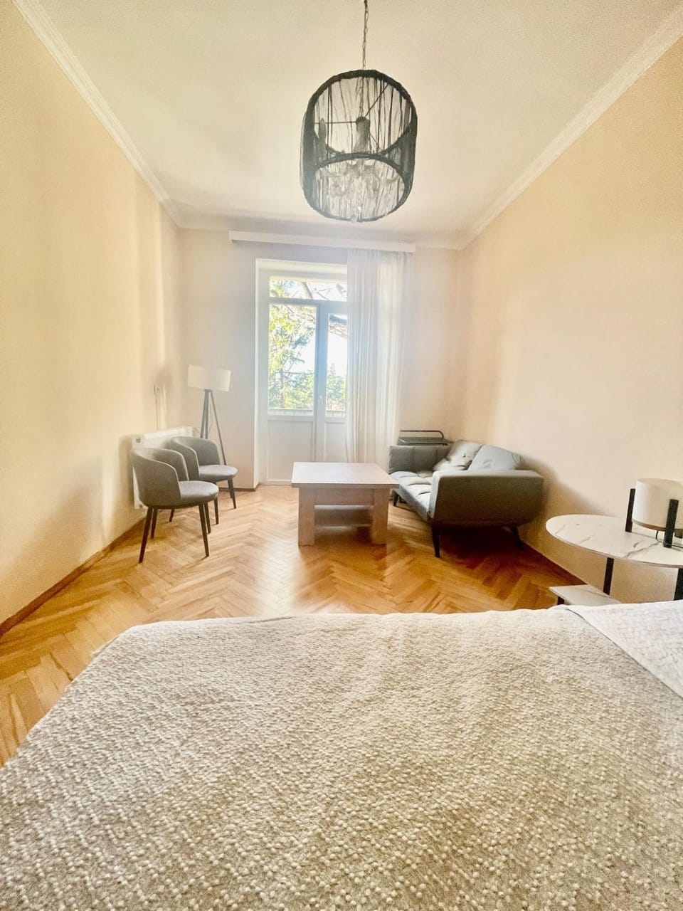 Seating area, Bedroom