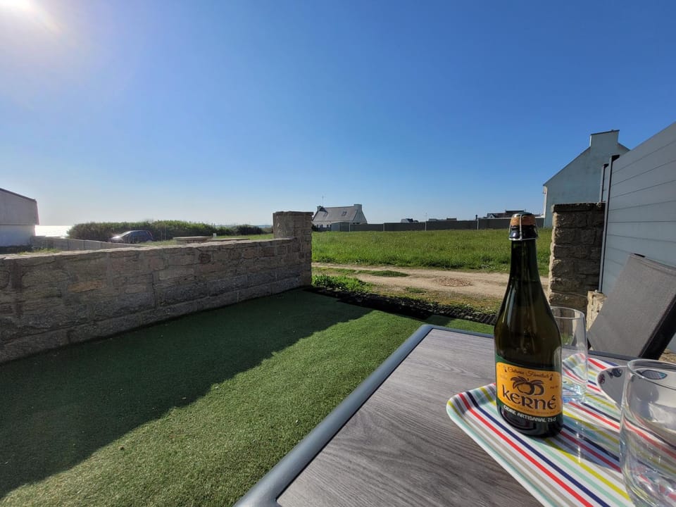 Patio, Natural landscape, Sea view