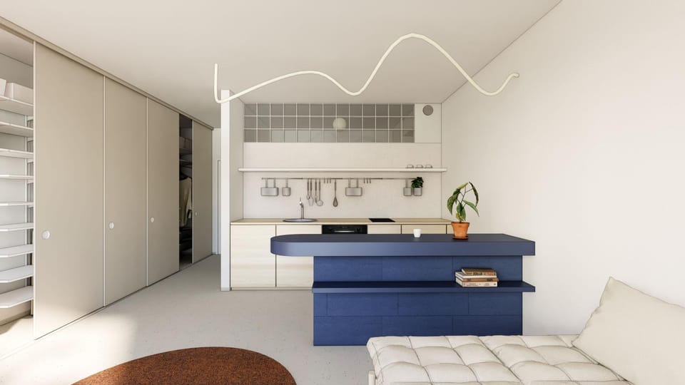 Kitchen or kitchenette, Photo of the whole room, Bedroom, dishwasher, oven