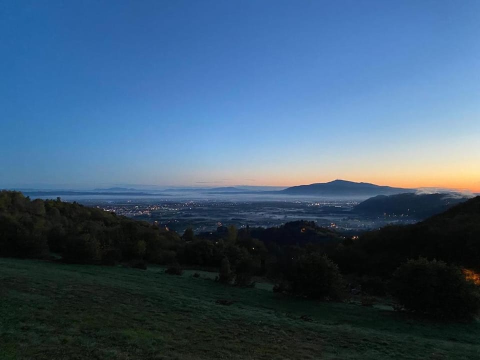 Natural landscape, Mountain view, Sunrise