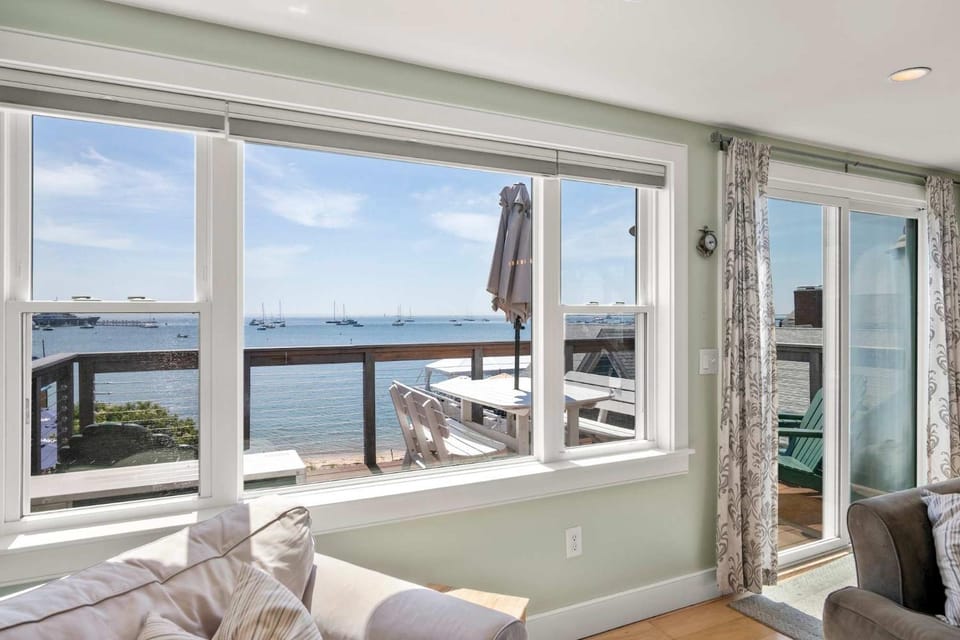 Oceanfront Getaway with Deck Steps to Provincetown Fun Apartment in Provincetown