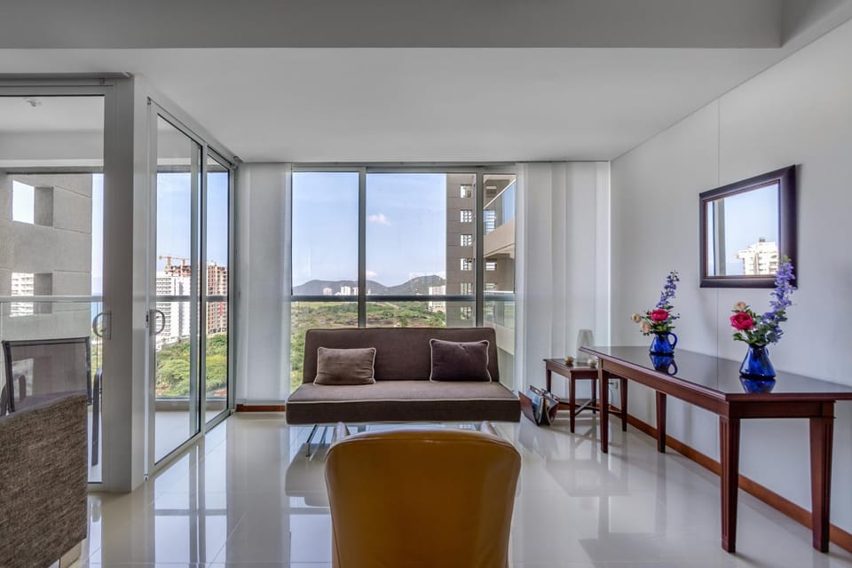 TV and multimedia, Living room, Seating area, Mountain view, Sea view