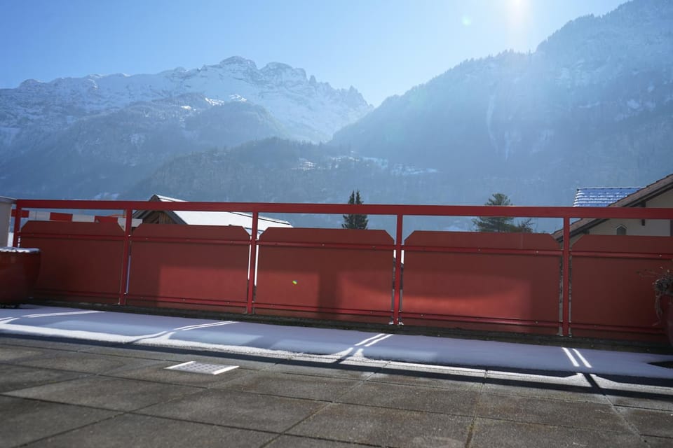 Balcony/Terrace, Mountain view, sunbed