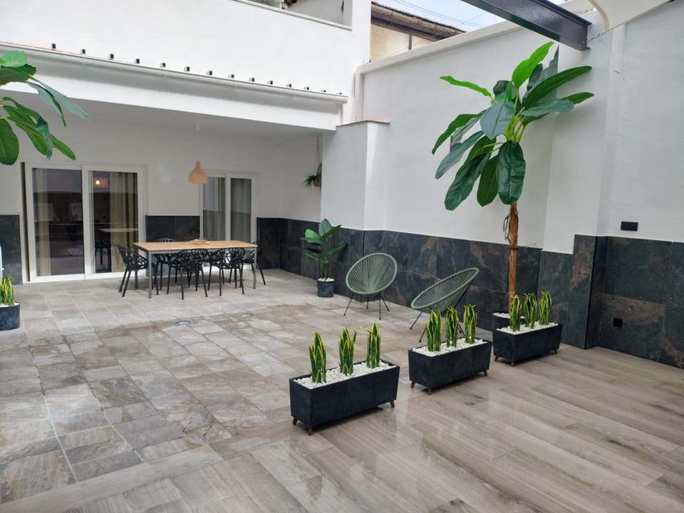Patio, Living room, Seating area