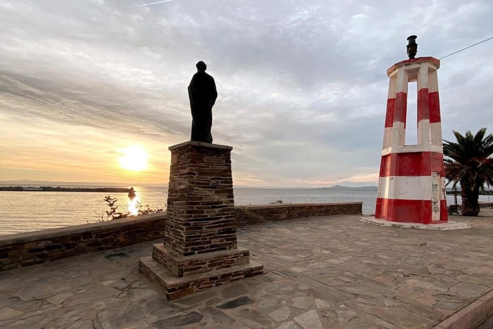 Nearby landmark, Sunset